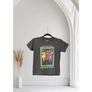 Boys Grey Short Sleeve Party Animal 2017 Haiti Shirt Large or 7